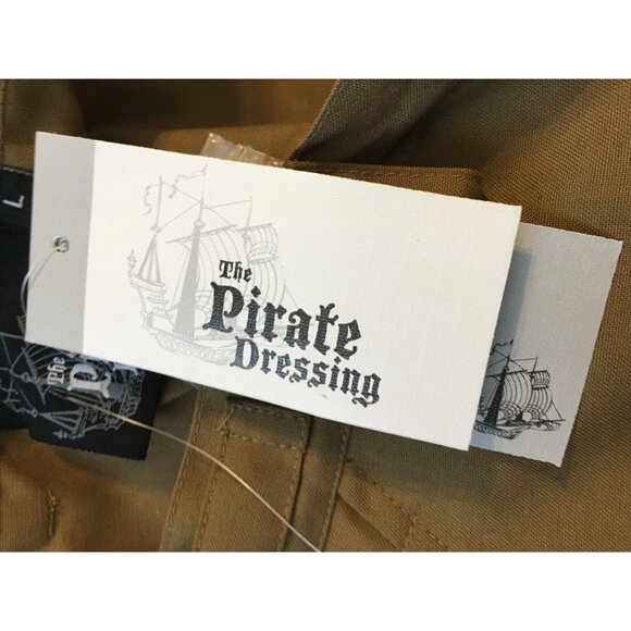 The Pirate Dressing Costume Pants Tussar Trousers Jodphurs Steampunk Breeches L - Picture 10 of 13